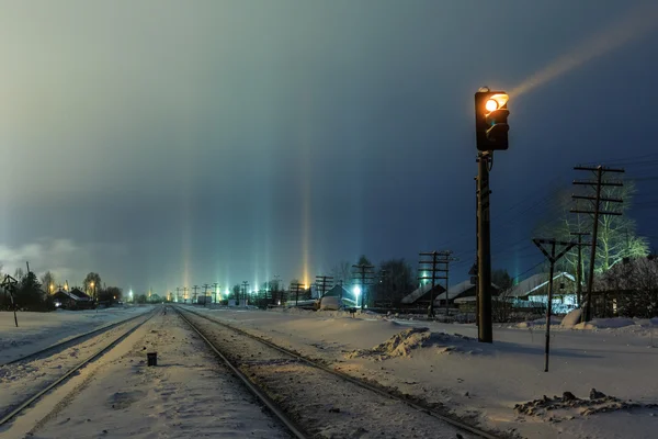 Lines of light rail