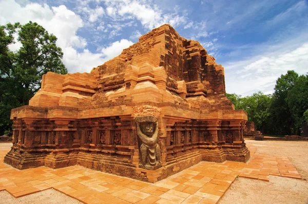 Remains of Hindu tower-temples at My Son Sanctuary, a UNESCO World Heritage site in Vietnam.