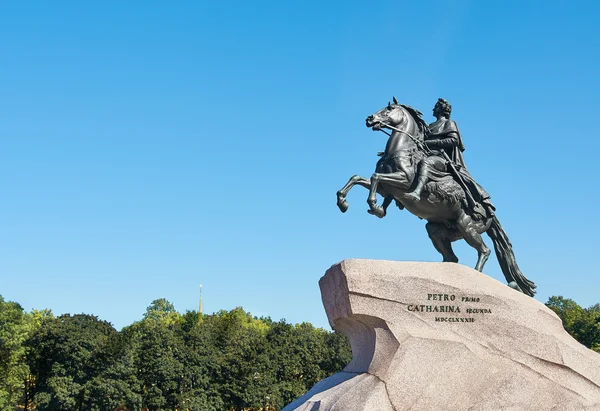 Monument of Russian emperor Peter the Great, The Bronze Horseman, Saint Petersburg, Russia