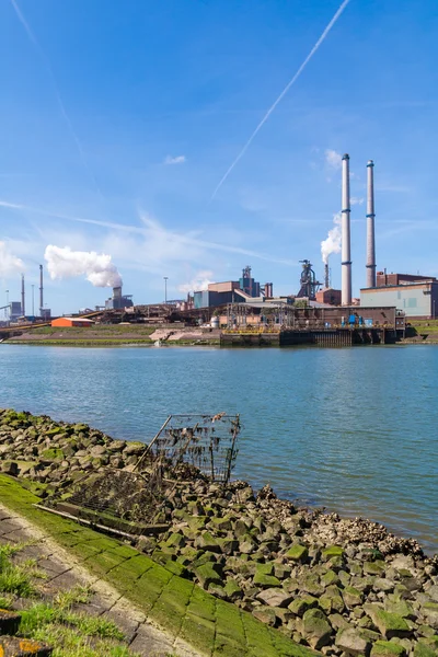 Steel industry in IJmuiden near Amsterdam, Netherlands