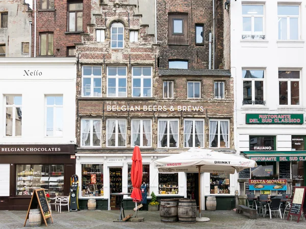 Shops in city centre of Antwerp, Belgium