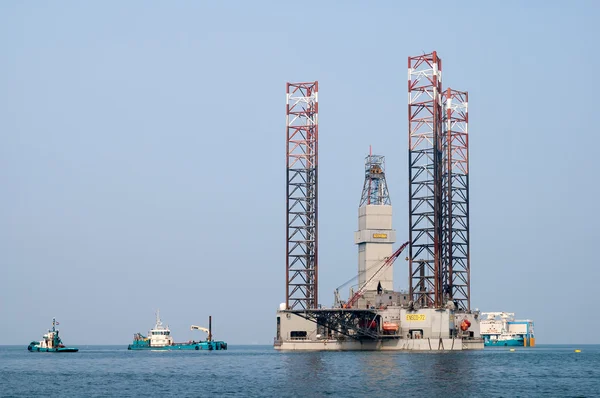 Offshore gas exploration rig