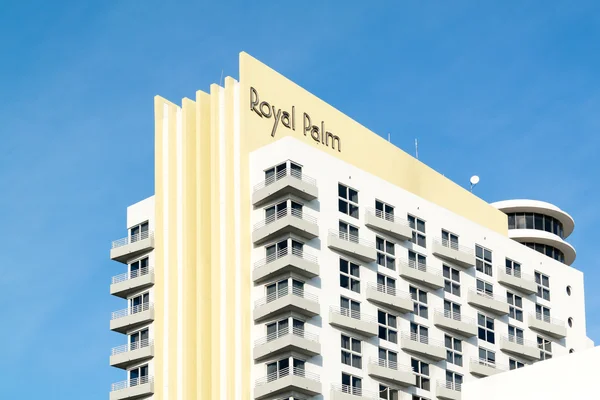 Royal Palm building in Miami Beach, Florida