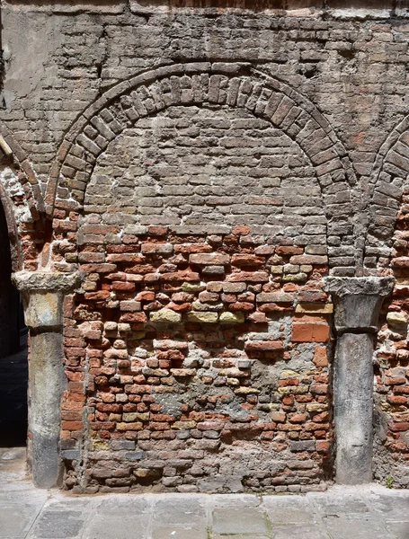 Medieval street level in Venice