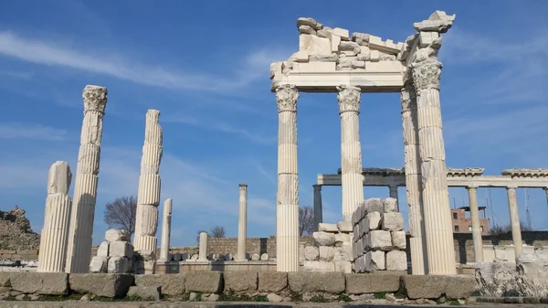 Temple of Trajan in city of Pergamon