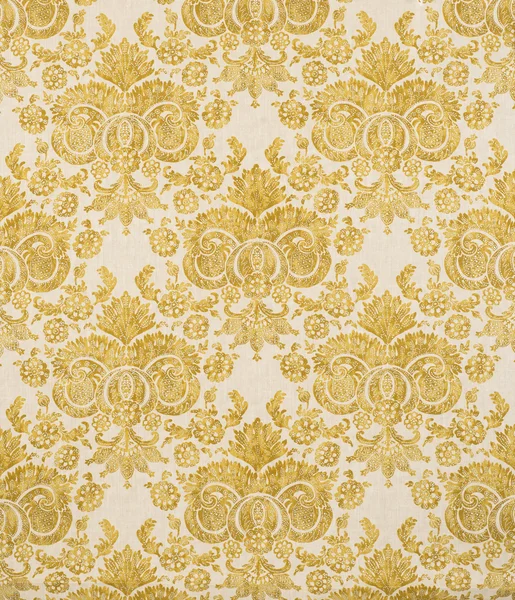 Yellow Vintage Pattern Wallpaper Swatch
