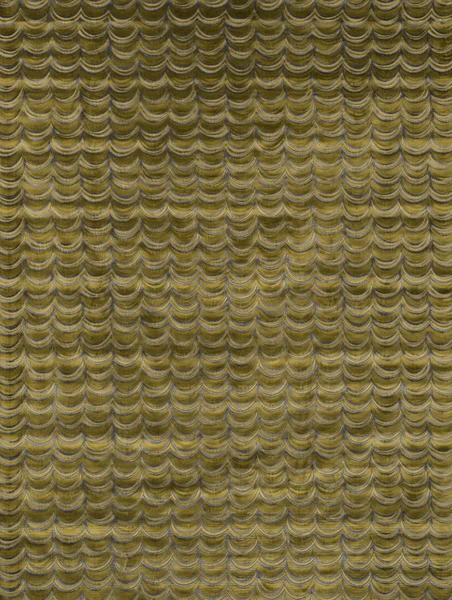 Gold Fabric with Drapes or Waves Pattern Swatch