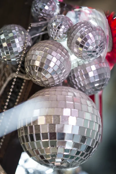 A Group of Small Decorative Mirror Balls