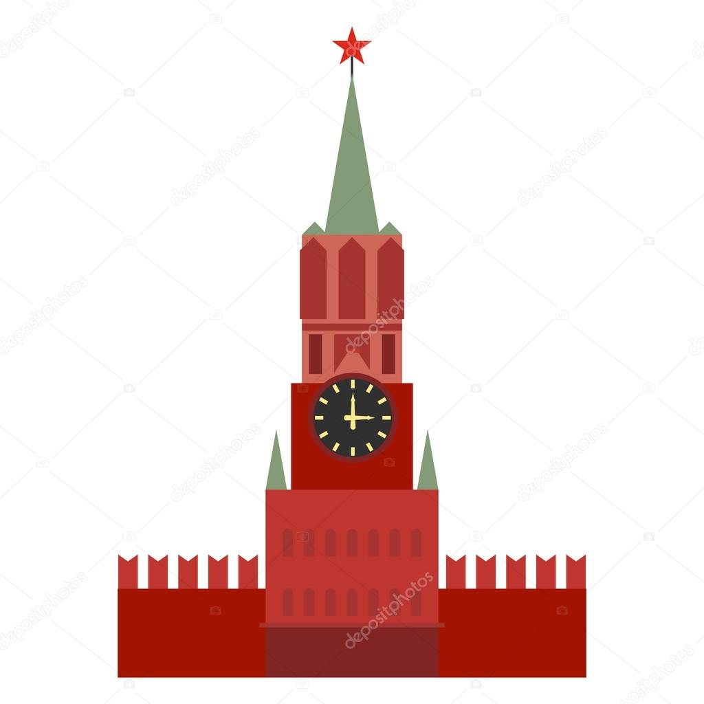 Московский кремль башни рисунок 24