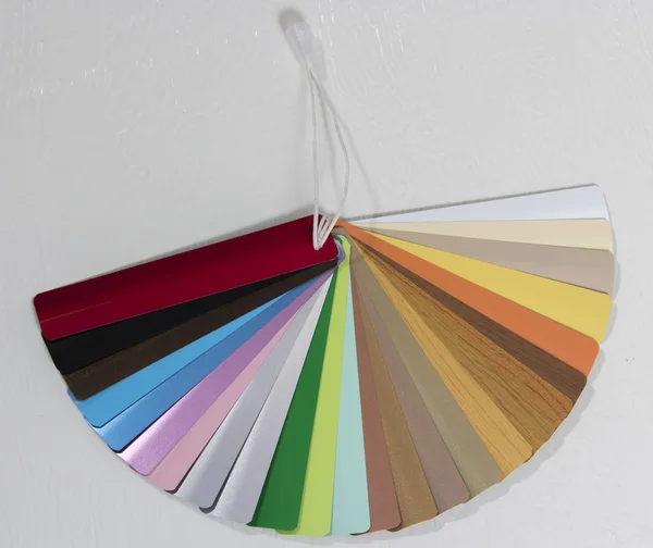 Venetian blinds color chart