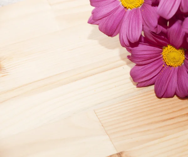 Frame with flowers in the corner