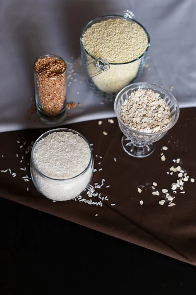 Cereal grain glass saddle organic vegetarian oat healthy