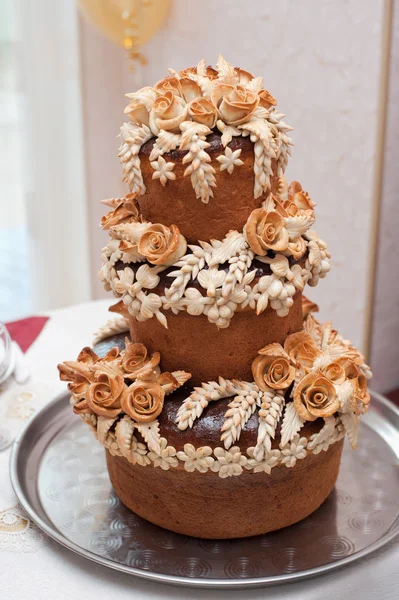 Ukrainian wedding bread. Traditional wedding symbol