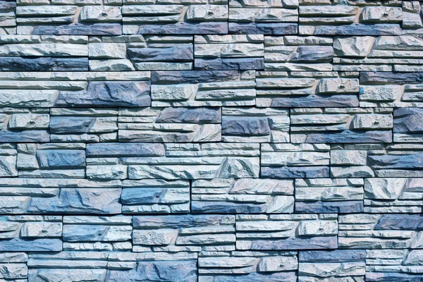 Texture of Rectangle blue stone wall