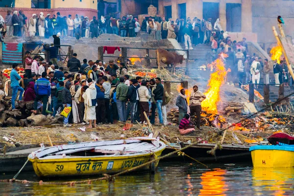 Cremation ceremony in India