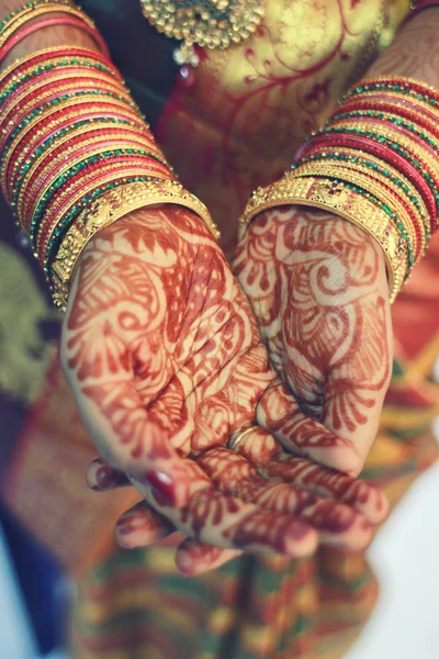 Indian Henna wedding design. Mehendi.