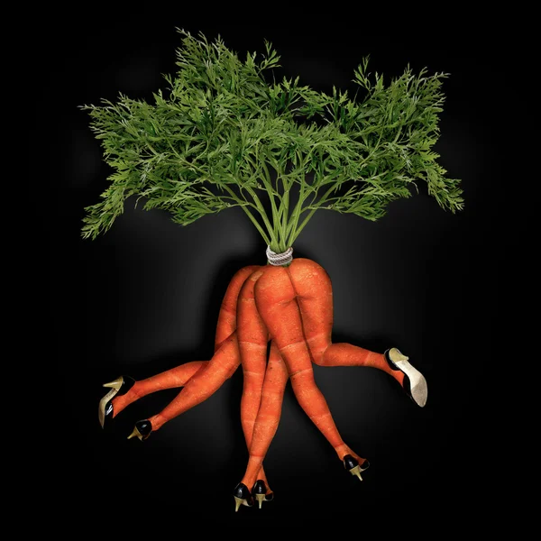 Dancing bunch of carrots