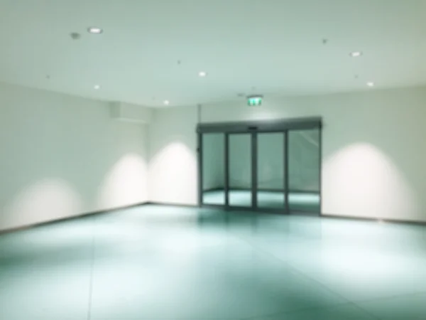 Hospital interior corridor blurred background