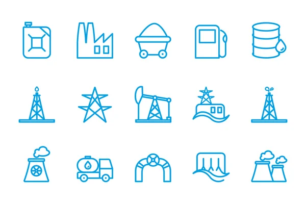 Fuel and energy icons