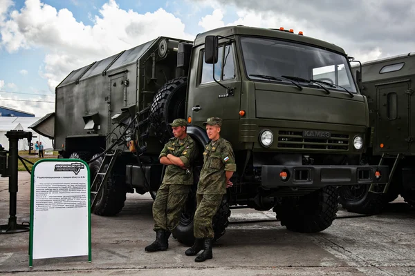 ZHUKOVSKY, MOSCOW REGION, RUSSIA - OBORONEKSPO-2014: Radar UHF