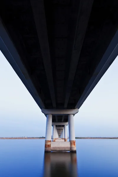 Bridge. a look under the bridge. the bridge over the river.