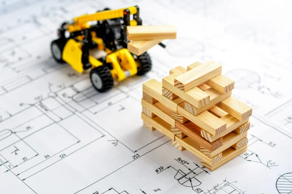 Planning, risk and strategy of project management in business. Business and construction concept.