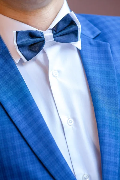 Groom's suit close-up