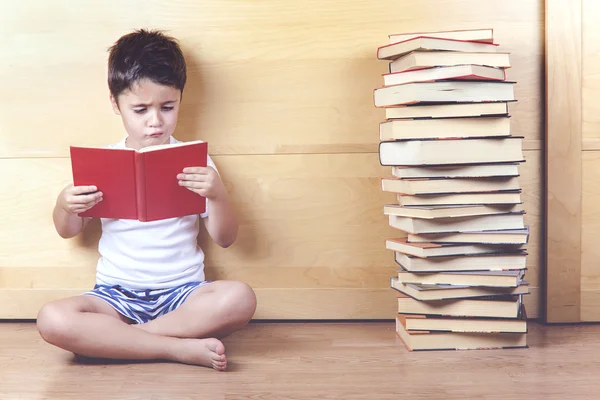 Boy reading