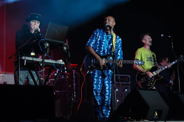 The Vyo band on stage. Concert in Stereoplaza, Kiev, Ukraine, 10 October 2015