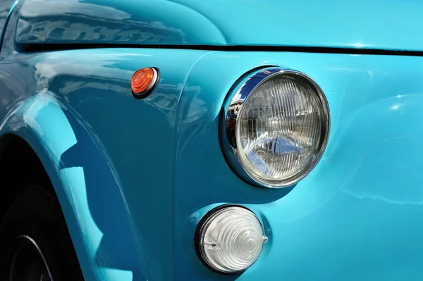 Fiat 500 on static rally Oktoberfest in Victory Square in Genoa