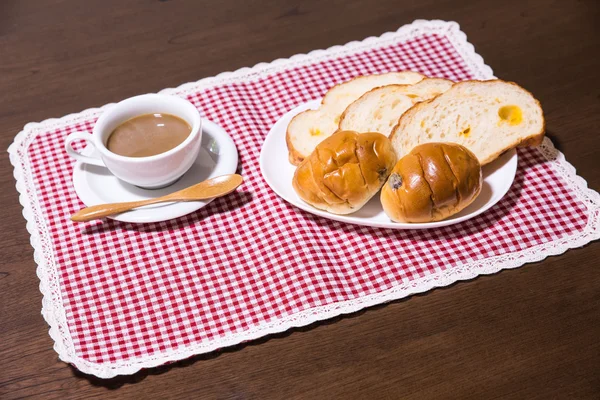 Coffee and bread