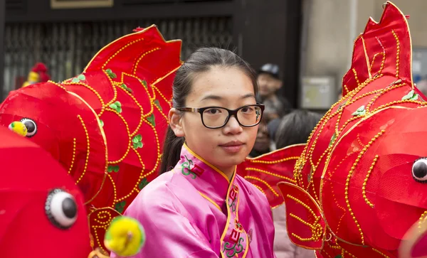 The Chinese New Year parade, Paris, France.