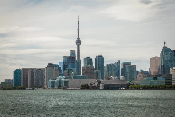 Cityscape of Toronto in Canada, the view of Lake Ontario