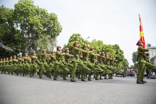 Vietnam police parade at Vietnam National Day September 2