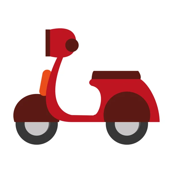 Transportation design. motorcycle icon. Flat and isolated illust
