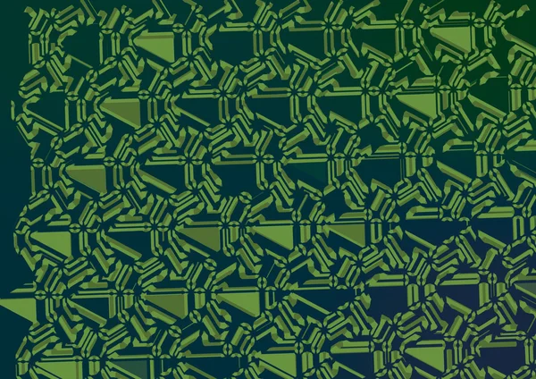 Abstract green technology pattern