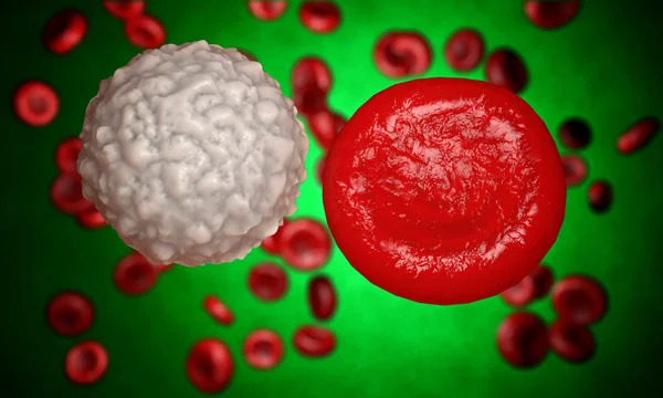 Erythrocyte, red blood cells, anatomy medical concept. inside human organism.realistic render