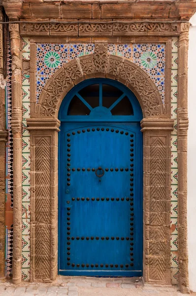 A traditional carved doorway