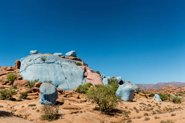 Painted rocks near Tafraoute