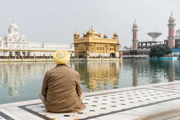Sikh pilgrim at the Golden Temple