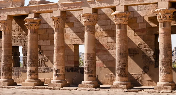 Ancient, decorative carved columns