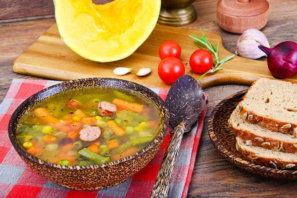 Vegetable Soup. Diet Fitness Nutrition