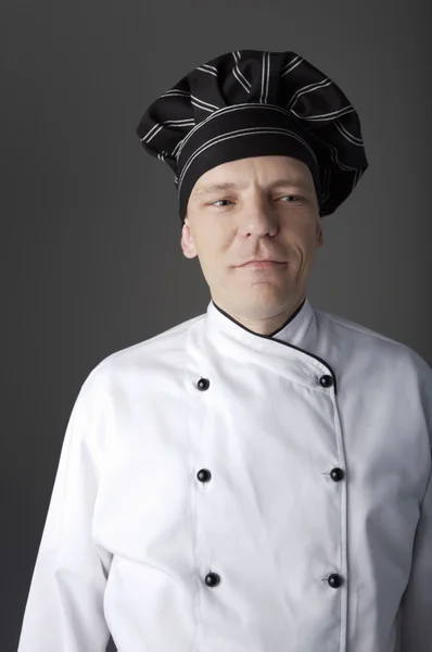 Chef in black hat