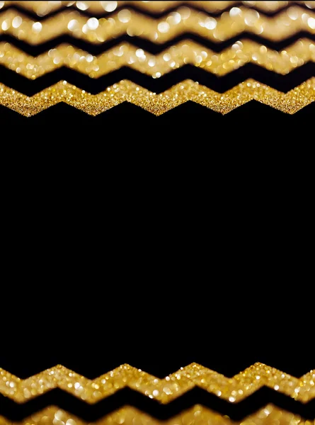 Chevron glitter gold pattern background with space for text