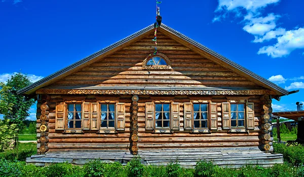 Traditional russian house (izba).