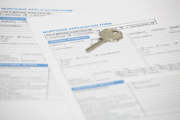 Keys on Mortgage application for