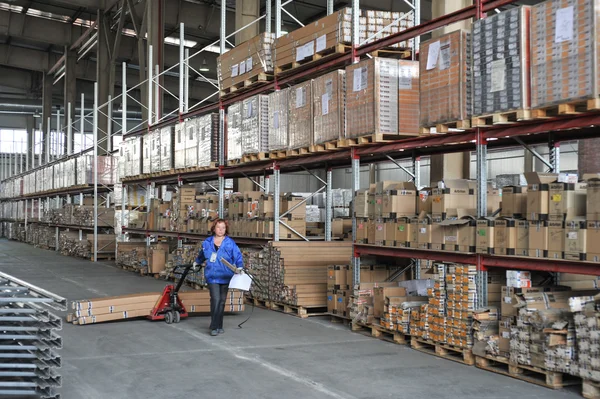 Warehouse Storage of building materials
