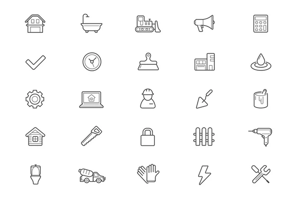 Set of Construction Building Icons