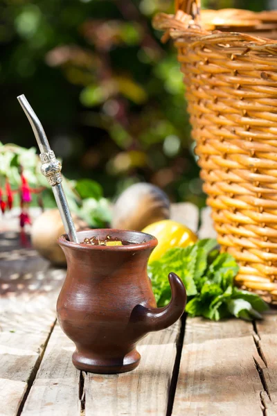 Herb mate - traditional tea of Latin America