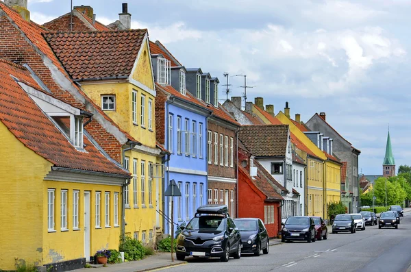 Helsingor city Danish houses